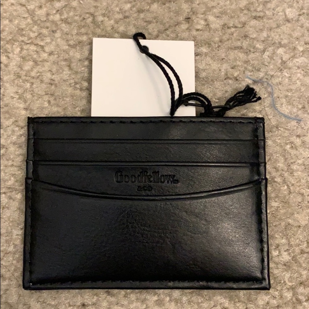Good fellow black card case, ID holder